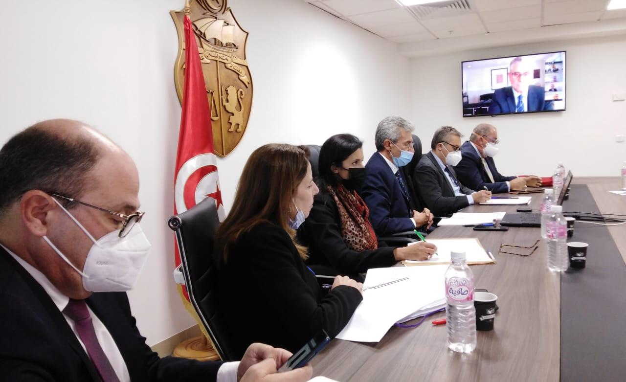 تعزيز التعاون بين تونس والبنك الدولي، محور اجتماع افتراضي بين سمير سعيد وفريد بالحاج تعزيز التعاون بين تونس والبنك الدولي، محور اجتماع افتراضي بين سمير سعيد وفريد بالحاج