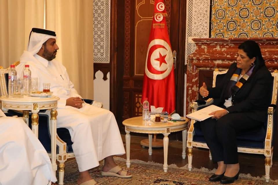 وزيرة الماليّة تلتقي برئيس مجلس إدارة مجموعة أوريدو العالمية وزيرة الماليّة تلتقي برئيس مجلس إدارة مجموعة أوريدو العالمية