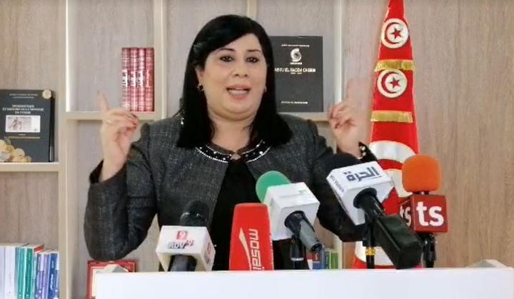 عبير موسي: على قيس سعيد إعلان إنتهاء الإجراءات الإستثنائية وإلغاء المرسوم عدد 117 عبير موسي: على قيس سعيد إعلان إنتهاء الإجراءات الإستثنائية وإلغاء المرسوم عدد 117