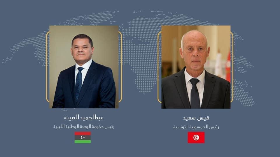 اتصال هاتفي بين الدبيبة وسعيّد اتصال هاتفي بين الدبيبة وسعيّد