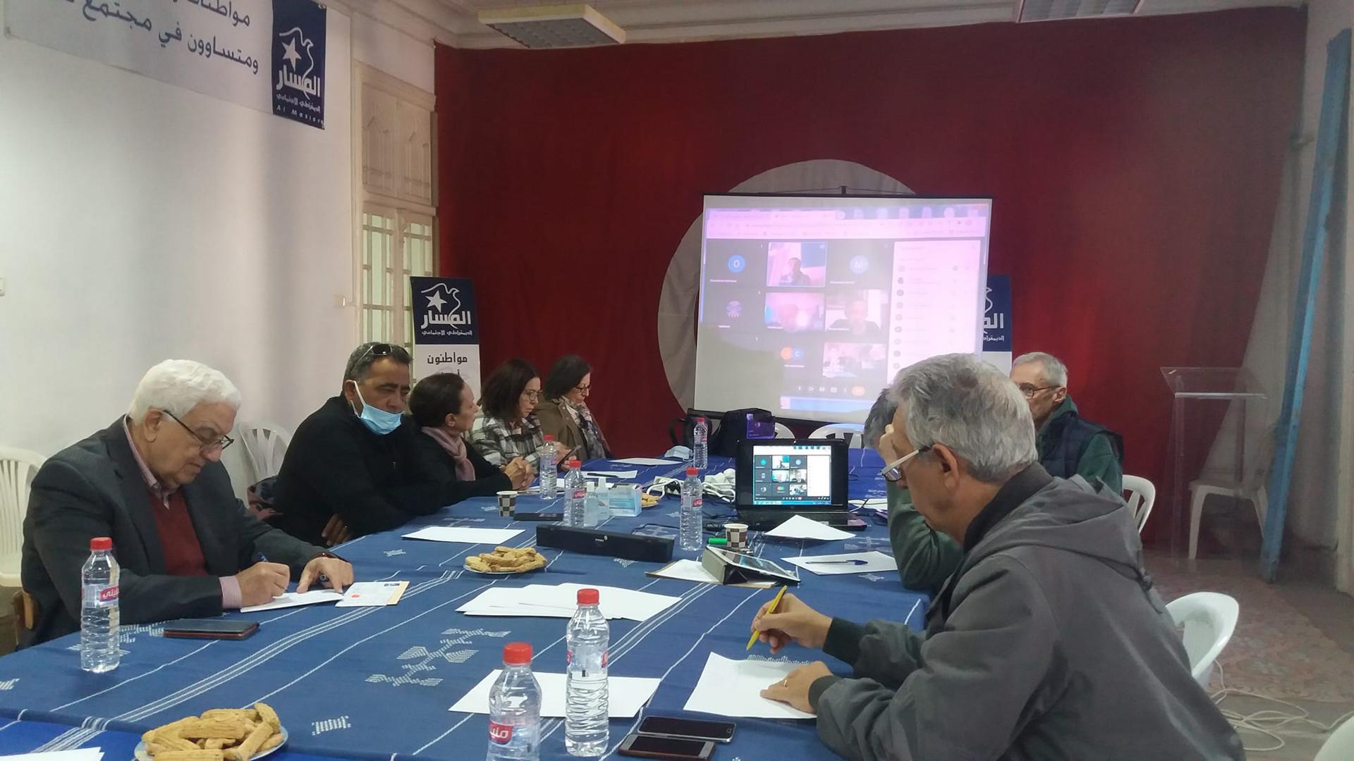 حزب المسار يدعو الى تكوين جبهة سياسية لتصحيح مسار 25 جويلية حزب المسار يدعو الى تكوين جبهة سياسية لتصحيح مسار 25 جويلية