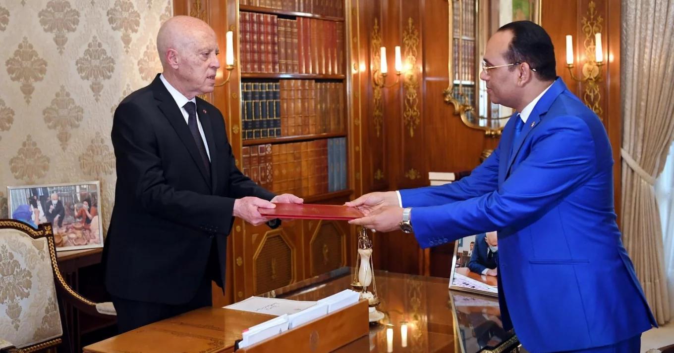 رسالة خطية من سعيّد للملك السعودي رسالة خطية من سعيّد للملك السعودي