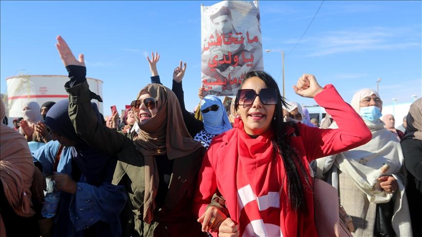 جرجيس؛ تونسيون يحتجون للكشف عن مصير مفقودي قارب الهجرة