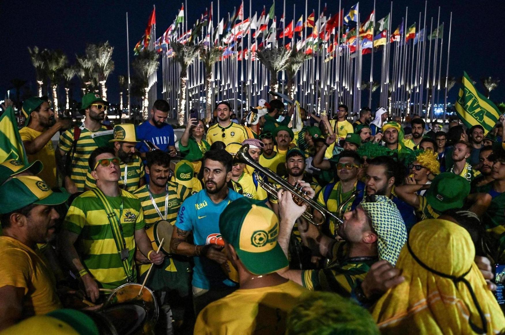 نجوم الفن في قطر؛ أغلبية برازيلية والجميع يساند المنتخبات العربية