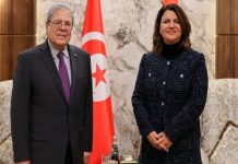 المنقوش والجرندي يبحثان أبرز ملفات وقضايا اجتماع وزراء الخارجية العرب المنقوش والجرندي يبحثان أبرز ملفات وقضايا اجتماع وزراء الخارجية العرب