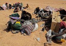 مأساة مستمرة.. صحراء الحدود مع ليبيا تكتظ بالمهاجرين أحياء وأمواتا مأساة مستمرة.. صحراء الحدود مع تونس تكتظ بالمهاجرين أحياء وأمواتا