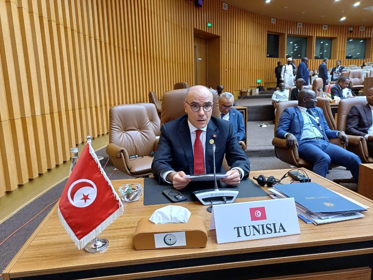 الوفد التونسي يسجل رسميا تحفظه على ما جاء في وثائق المؤتمر بخصوص القضية الفلسطينية