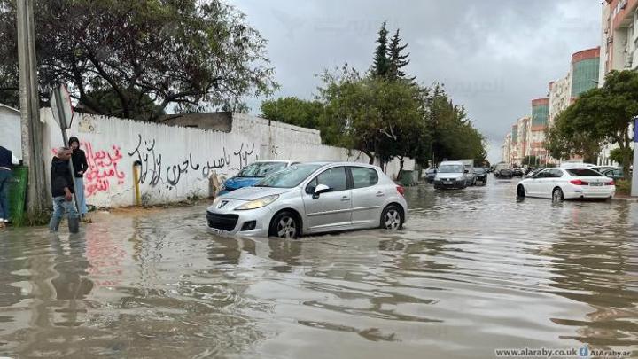 الأمطار في تونس نذير فيضانات وسيول