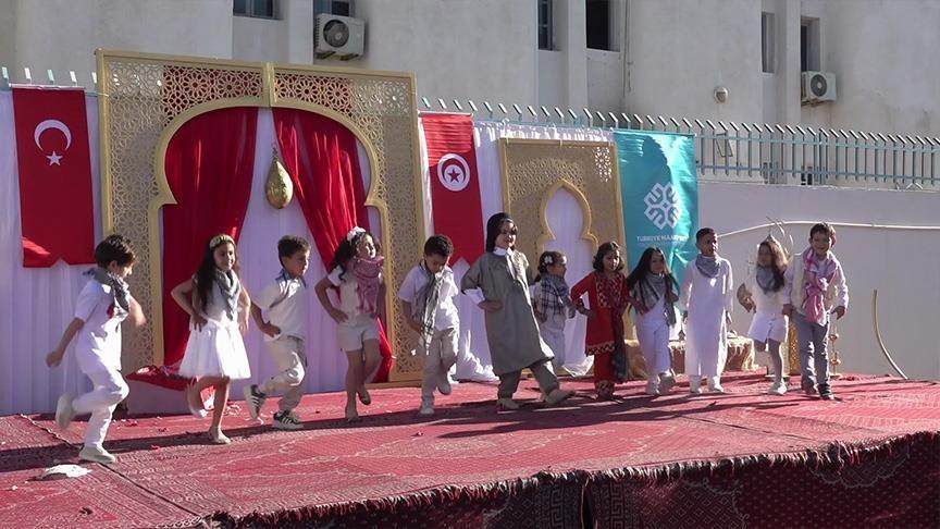 يوم ثقافي بمدرسة "المعارف الدولية" التركية يجمع تبرعات لغزة