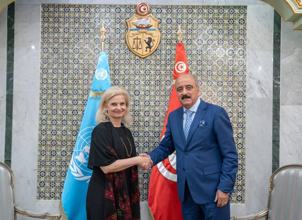 وزير الخارجية يلتقي رئيسة فريق المراجعة الاستراتيجية في ليبيا وزير الخارجية يلتقي رئيسة فريق المراجعة الاستراتيجية في ليبيا