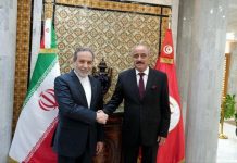 وزيرا خارجية إيران وتونس يدينان توسّع النزعة الحربية للاحتلال وزيرا خارجية إيران وتونس يدينان توسّع النزعة الحربية للاحتلال