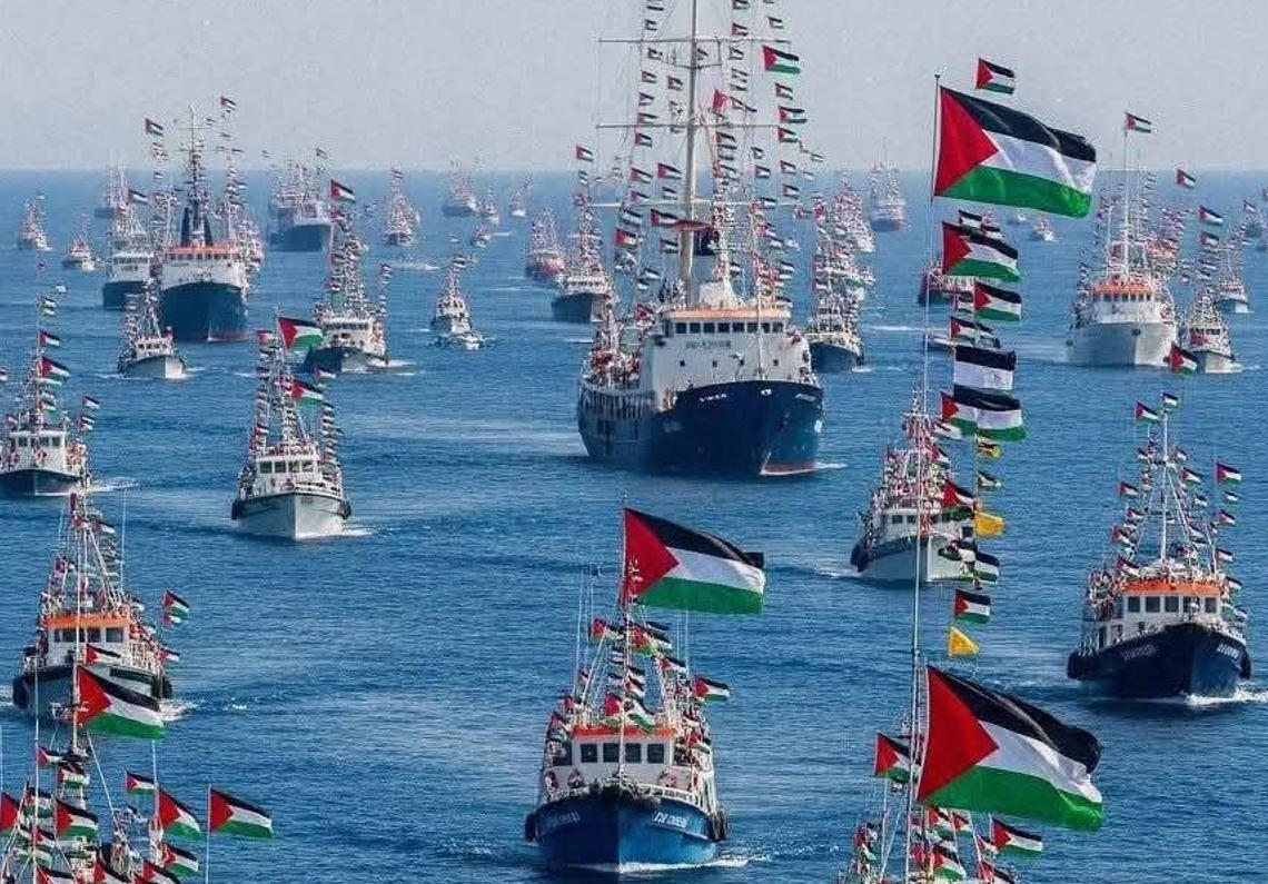 آخر سفن أسطول الصمود تغادر تونس نحو غزة المحاصرة