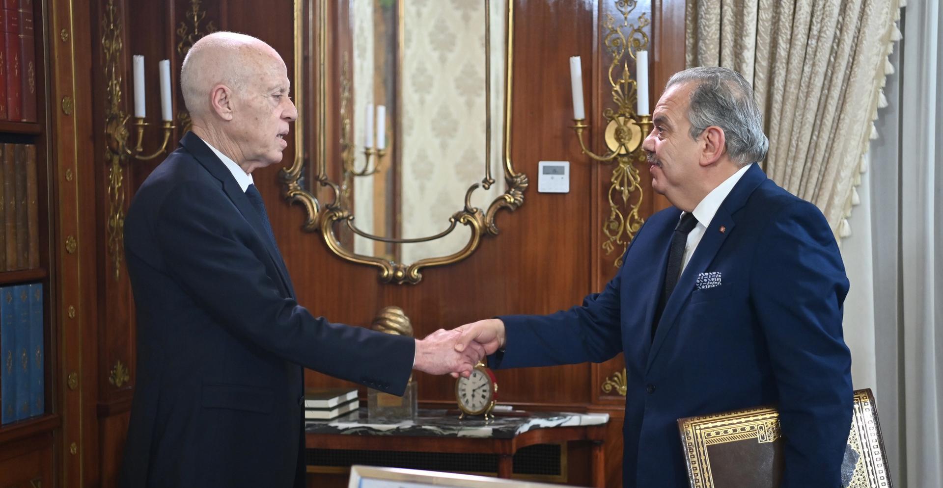 مشروع إعادة بناء الملعب الأولمبي محور لقاء سعيد بوزير الرياضة