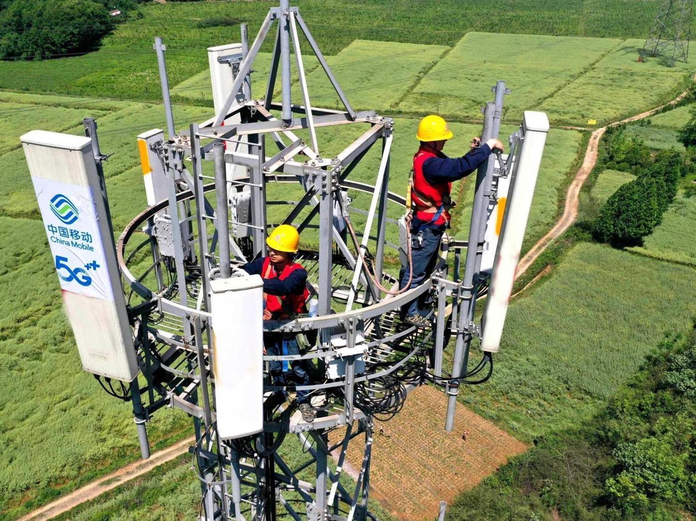 الصين تبني أوسع شبكة اتصالات للجيل الخامس