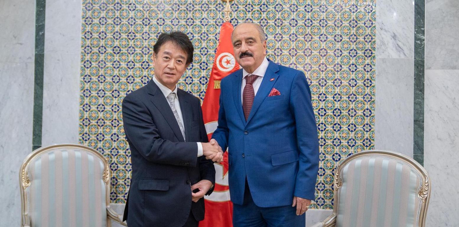 لقاء توديعي بين النفطي والسفير الياباني مع استعراض آفاق التعاون