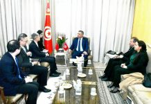 وزير الداخلية يلتقي سفير جمهورية الصين الشعبية لدى تونس وزير الداخلية يلتقي سفير جمهورية الصين الشعبية لدى تونس