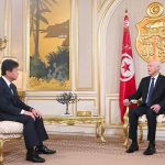 سعيد يستقبل سفير اليابان بتونس بمناسبة انتهاء مهامه ببلادنا سعيد يستقبل سفير اليابان بتونس بمناسبة انتهاء مهامه ببلادنا