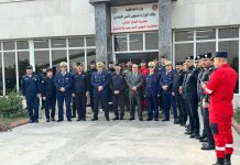 وفد الحماية المدنية يواصل زيارته الرسمية الى بغداد وفد الحماية المدنية يواصل زيارته الرسمية الى بغداد