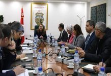 وزيرة الصناعة تستقبل وفدا عن البنك الأوروبي لإعادة الإعمار وزيرة الصناعة تستقبل وفدا عن البنك الأوروبي لإعادة الإعمار