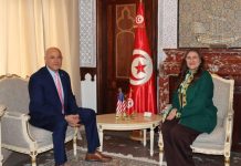 وزيرة الماليّة تستقبل سفير الولايات المتحدة الأمريكيّة بتونس وزيرة الماليّة تستقبل سفير الولايات المتحدة الأمريكيّة بتونس