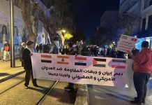 مسيرة تضامنا مع إيران ورفضا للسياسات الأمريكية والإسرائيلية مسيرة تضامنا مع إيران ورفضا للسياسات الأمريكية والإسرائيلية