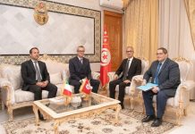 كاتب الدولة لدى وزير الشؤون الخارجية يلتقي سفير إيطاليا كاتب الدولة لدى وزير الشؤون الخارجية يلتقي سفير إيطاليا