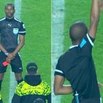 حكم مباراة الترجي والأهلي يثير الجدل بتصرف غريب بعد صافرة النهاية حكم مباراة الترجي والأهلي يثير الجدل بتصرف غريب بعد صافرة النهاية