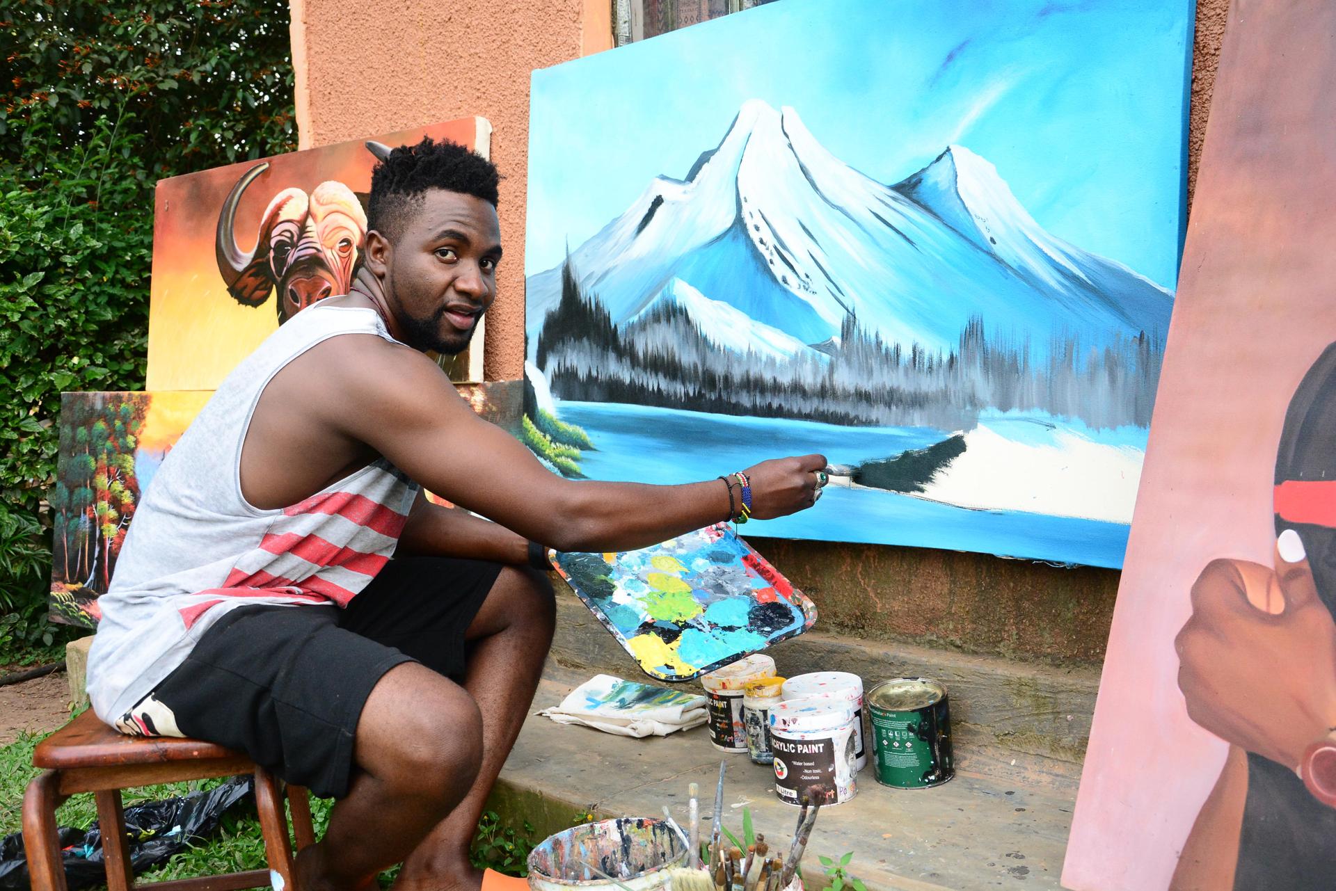 Kivumbi is drawing his way to decent income Kivumbi is drawing his way to decent income