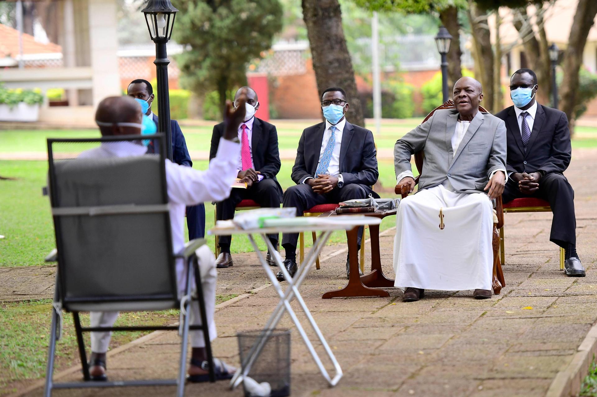 Museveni, Kabaka meet at Nakasero State Lodge Museveni, Kabaka meet at Nakasero State Lodge
