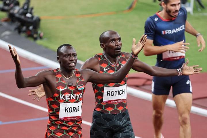 Korir leads Kenyan 1-2 in men's 800 metres Olympic final Korir leads Kenyan 1-2 in men's 800 metres Olympic final