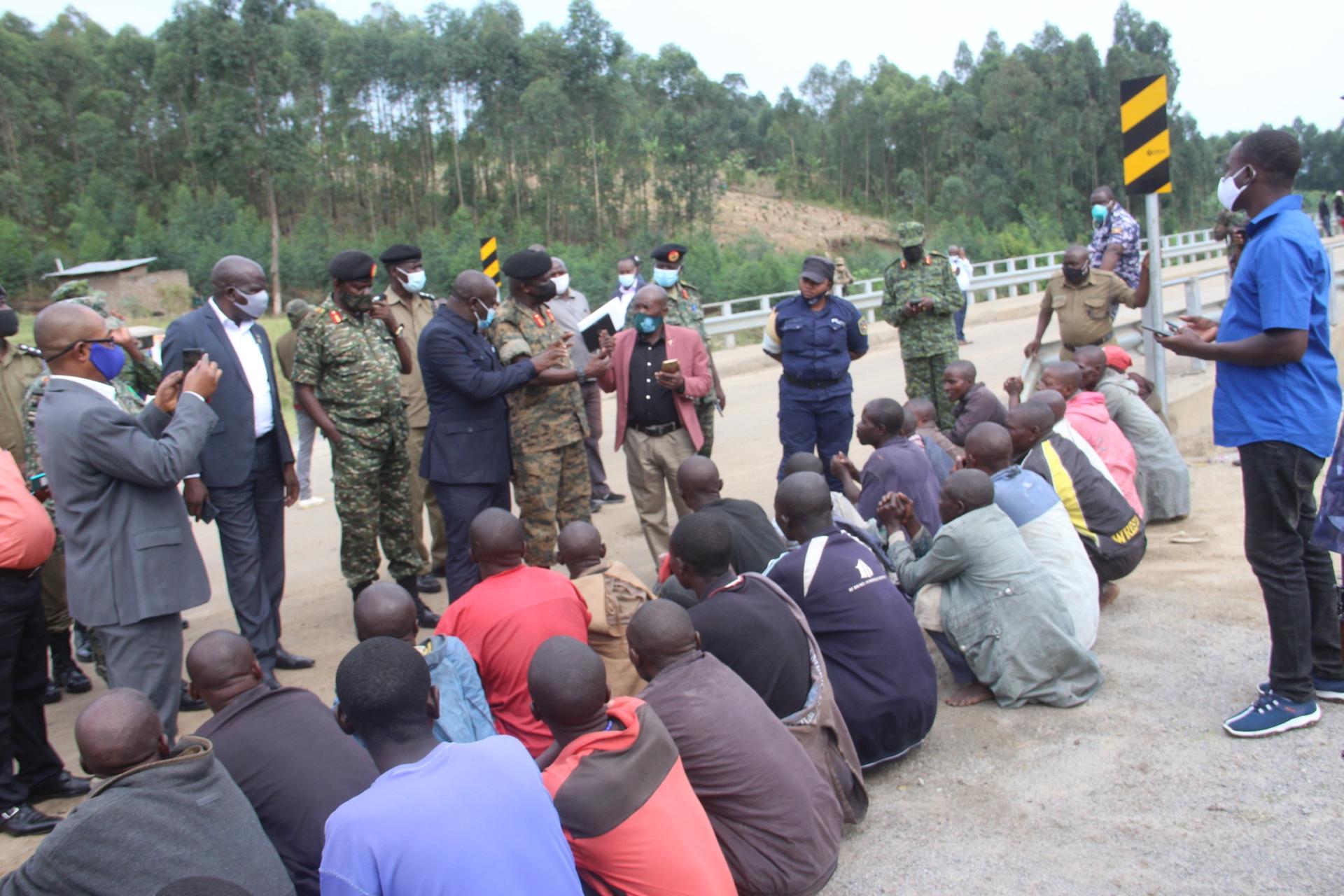 Uganda releases 36 Congolese fishermen Uganda releases 36 Congolese fishermen