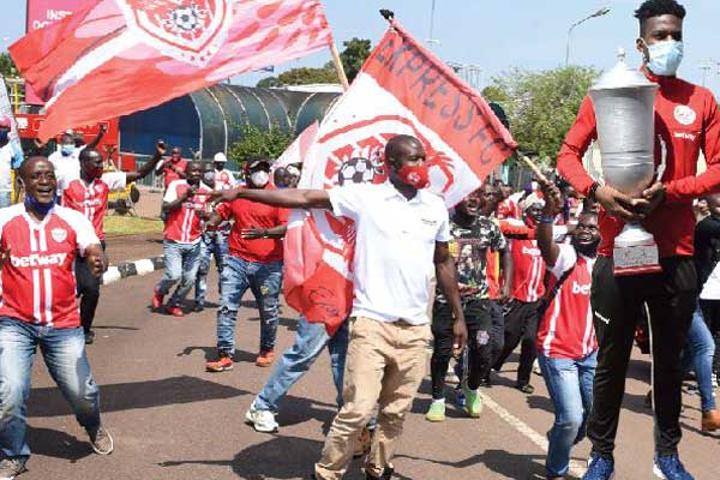 Eagles paint Entebbe red Eagles paint Entebbe red