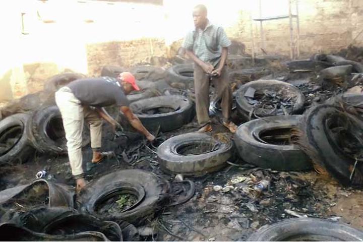 Vendors count losses as fire guts Masindi central market Vendors count losses as fire guts Masindi central market