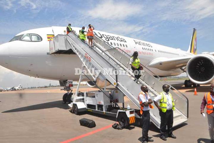 Suspended Uganda Airlines bosses to face Works disciplinary committee Suspended Uganda Airlines bosses to face Works disciplinary committee