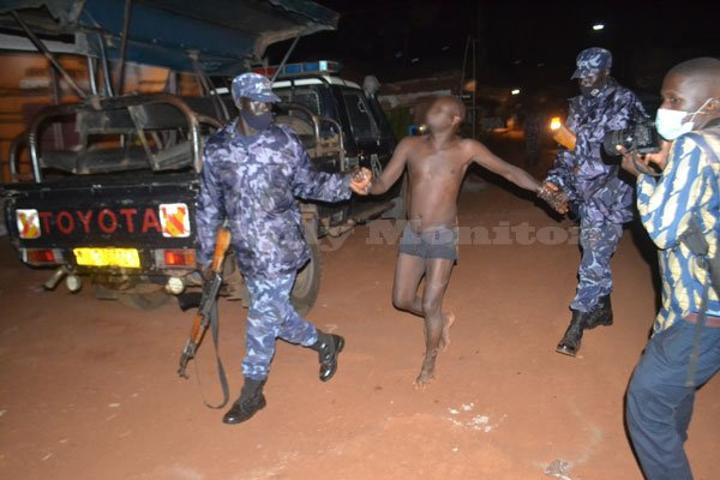 Buikwe police, UPDF encounter in bar as 60 arrested over flouting Covid curbs Buikwe police, UPDF encounter in bar as 60 arrested over flouting Covid curbs