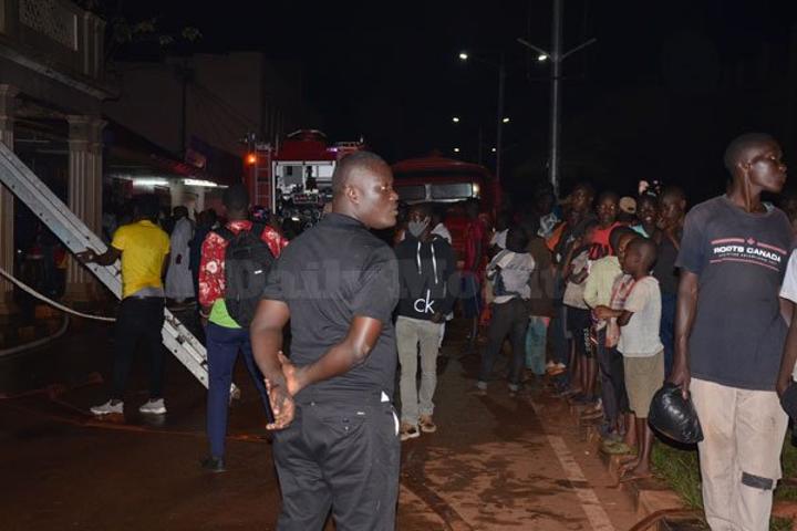 Property worth millions lost as fire sweeps through 12 shops in Jinja Property worth millions lost as fire sweeps through 12 shops in Jinja