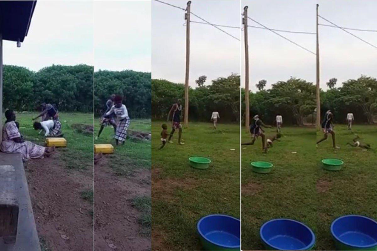 Kamuli man filmed beating woman, child remanded for assault Kamuli man filmed beating woman, child remanded for assault