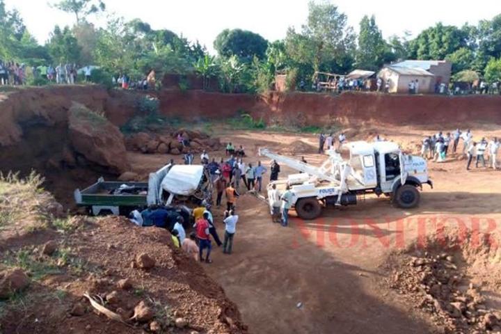 Two killed at Mbale murrum excavation site, one injured Two killed at Mbale murrum excavation site, one injured