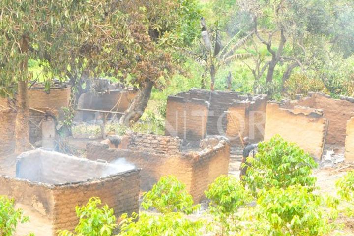 Nebbi revenge attack leaves 80 homeless Nebbi revenge attack leaves 80 homeless
