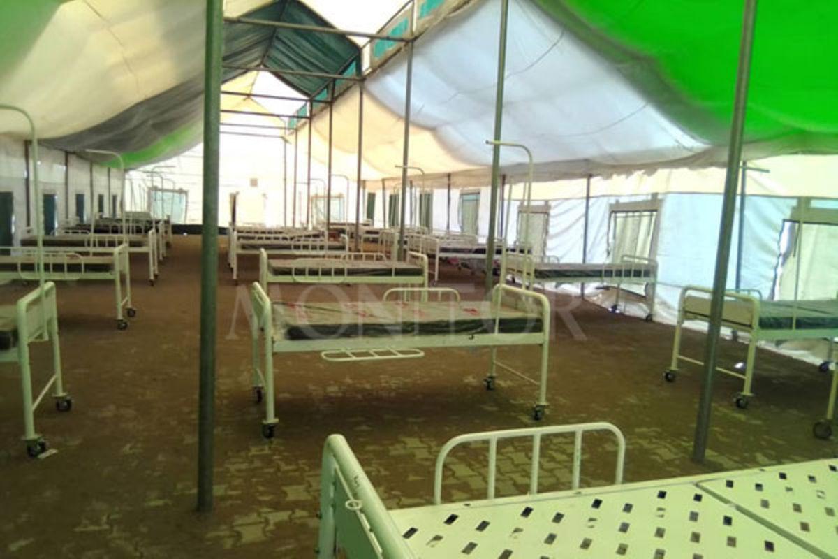 Health centre still operates in tents after 2020 floods Health centre still operates in tents after 2020 floods