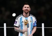 Lionel Messi wins Golden Ball for best player at World Cup Lionel Messi wins Golden Ball for best player at World Cup