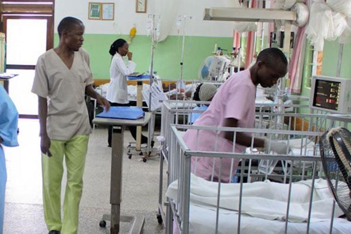 Men working in spaces previously reserved for women Men working in spaces previously reserved for women