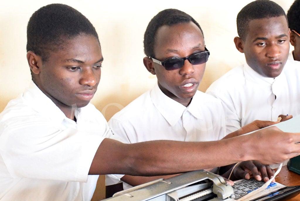 Visually-impaired students excel Visually-impaired students excel