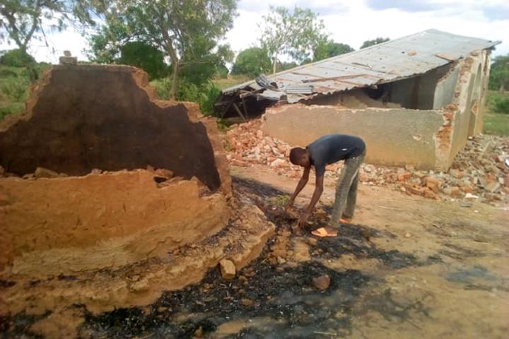 Homes torched in raid to avenge teacher’s death Homes torched in raid to avenge teacher’s death