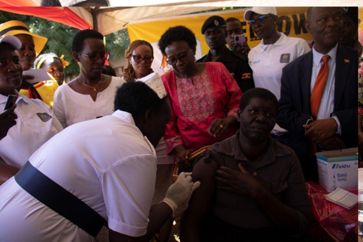 Ugandans excited after launch of free Yellow Fever vaccination campaign Ugandans excited after launch of free Yellow Fever vaccination campaign