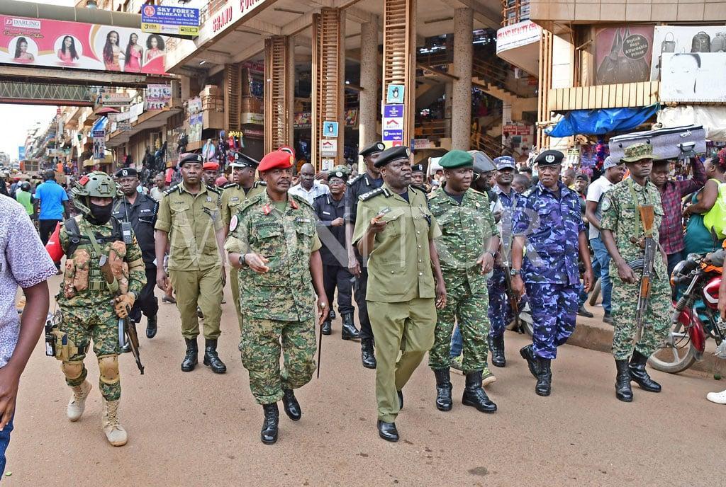 Army top brass check Kampala terror readiness Army top brass check Kampala terror readiness