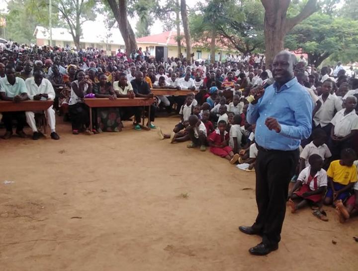 Dr. Odoi visits former school, urges parents to eradicate poverty Dr. Odoi visits former school, urges parents to eradicate poverty