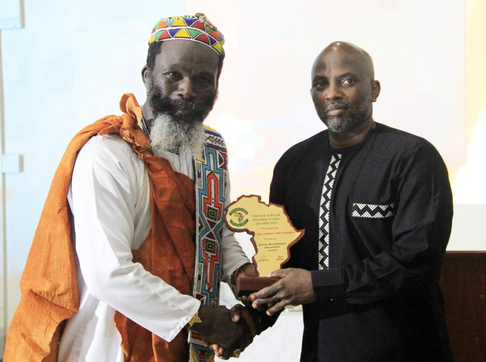 Dr Muganga wins continental educational award Dr Muganga wins continental educational award