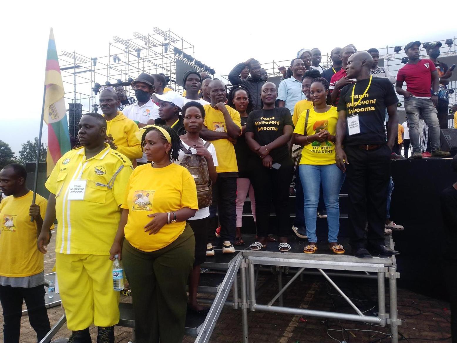 Museveni pledges to support musicians Museveni pledges to support musicians