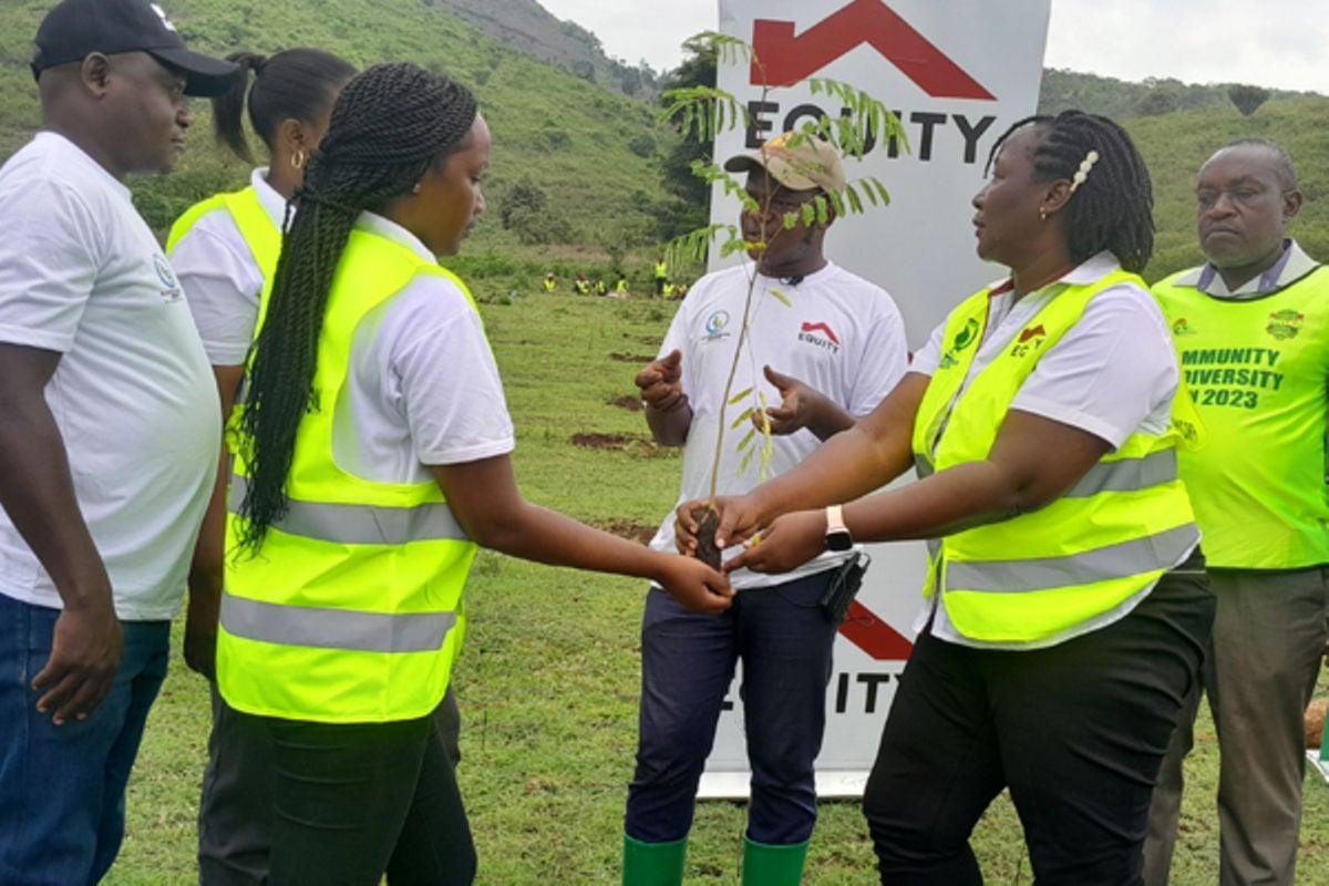 Kasese District, partners in tree planting campaign to combat climate change effects Kasese District, partners in tree planting campaign to combat climate change effects